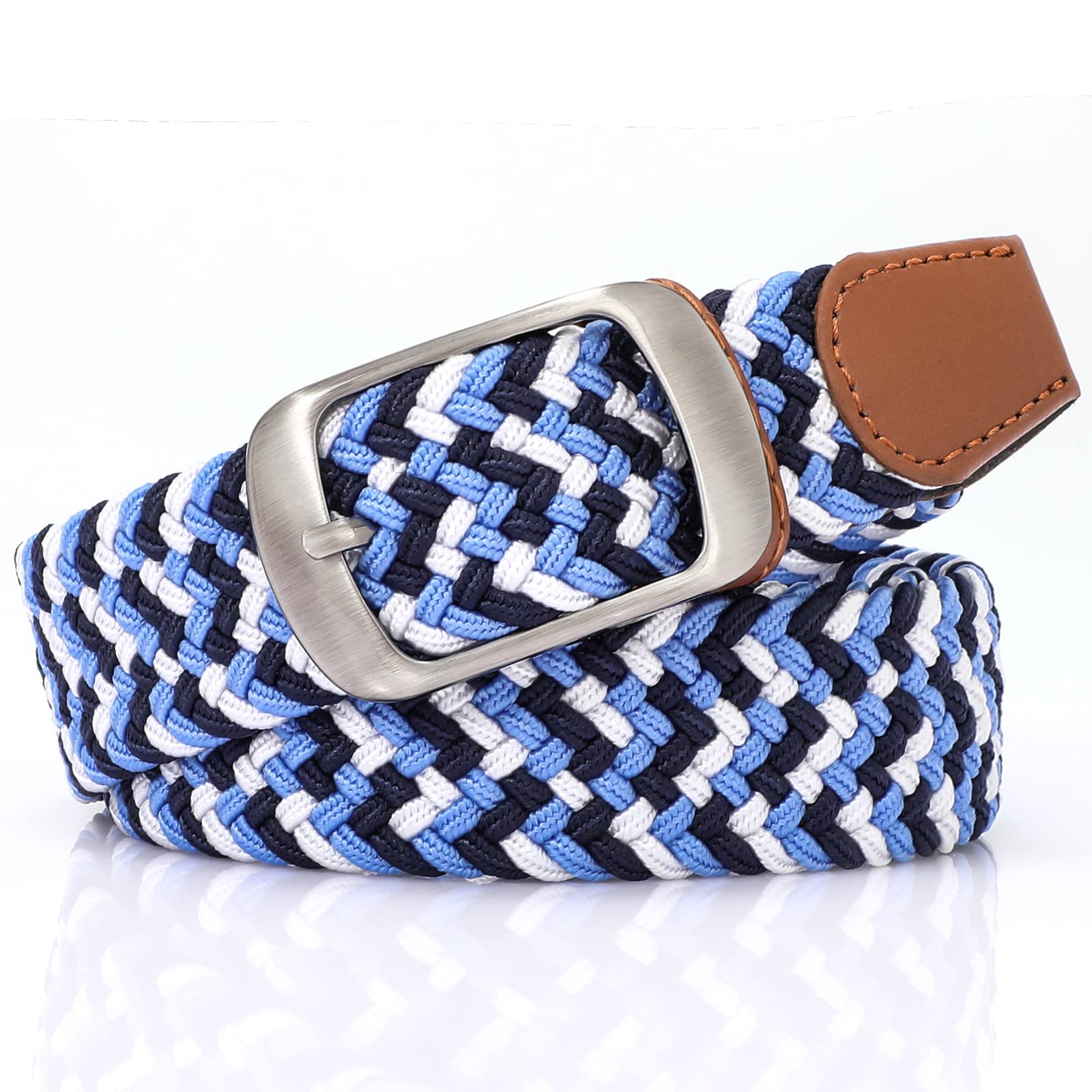 Foto 3 pulgar | Cinturón Trenzado Xzqtive Para Hombre Y Mujer Tejido Multicolor - Venta Internacional.