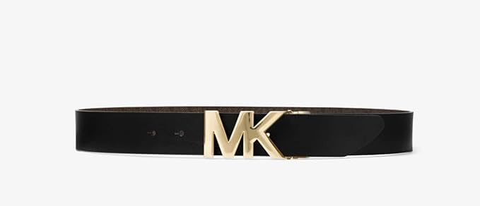 Foto 3 pulgar | Cinturón Michael Kors 558732 Reversible Negro/dorado Talla L Para Mujer - Venta Internacional.