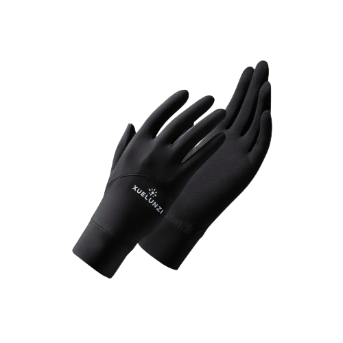 Guantes de Protección Solar Xuelunzi color Negro para Mujer