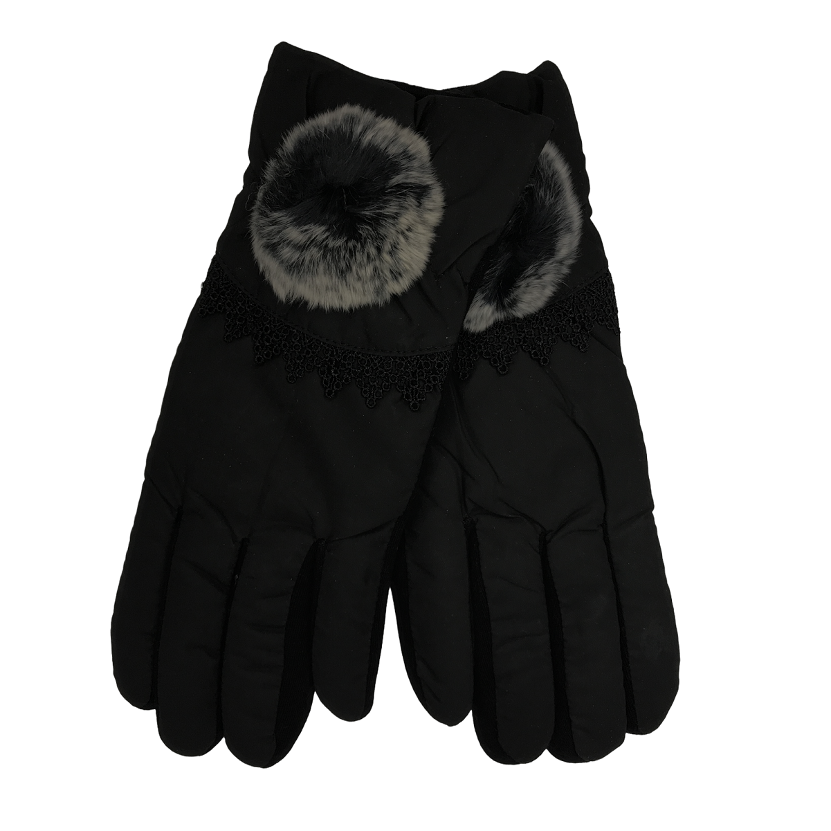 Guantes de Invierno Valiz para Dama con Touch Screen Negros