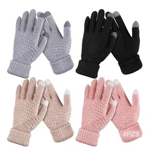 Foto 2 | Guantes Invernales de Lana Belug Multicolor 4 Pares