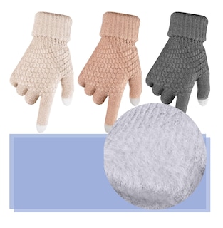 Foto 5 | Guantes Invernales de Lana Belug Multicolor 4 Pares