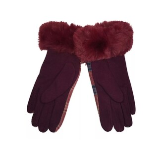Foto 2 | Guante de Invierno Valiz con Pompón Vg0074w Vino