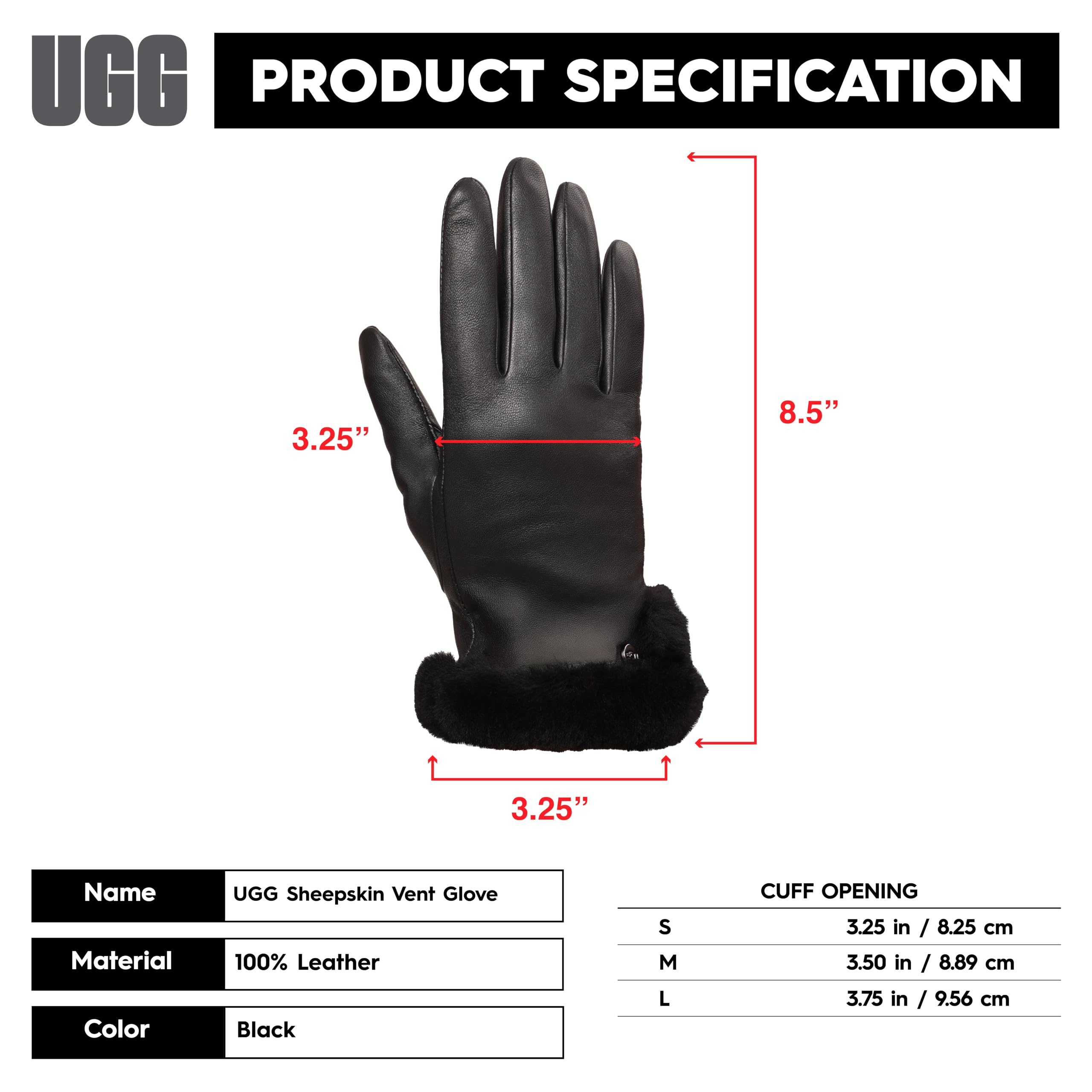 Foto 6 pulgar | Guantes Ugg de Piel Oveja Talla S - Venta Internacional