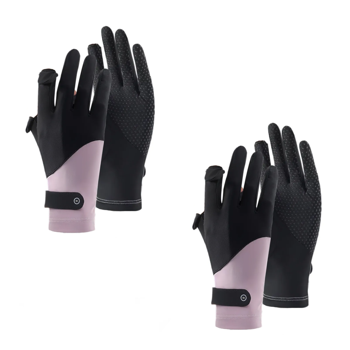 Foto 1 | 2par Guantes Protección Solar Antideslizantes Unitalla Eo Safe Imports Esi-20021 Negro