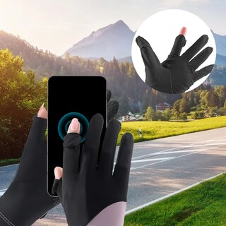 Foto 4 | 2par Guantes Protección Solar Antideslizantes Unitalla Eo Safe Imports Esi-20021 Negro