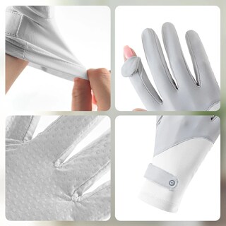 Foto 3 | 2par Guantes Protección Solar Antideslizantes Eo Safe Imports Esi-20022 Blanco