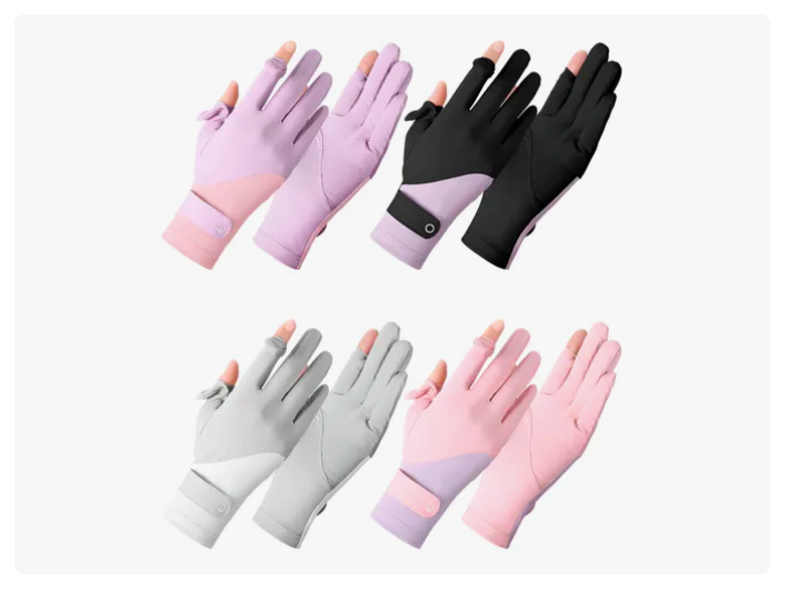 Foto 3 pulgar | Guantes Xtellar Solar Táctil Antideslizante Seda Upf 50+