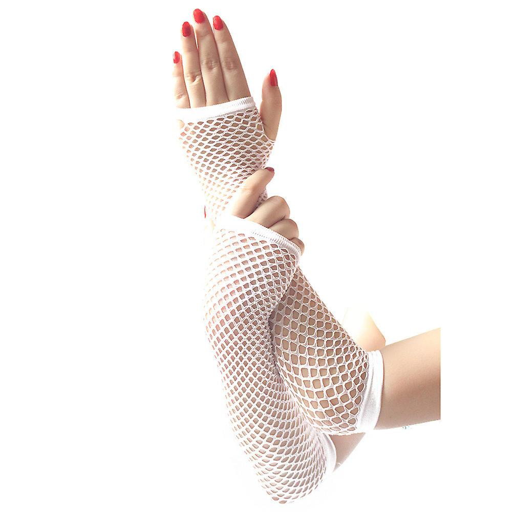 Foto 2 pulgar | Guantes Huoguo Para Mujer Y Niña  Sexy  De Neón  Largos  Sin Dedos - Venta Internacional.