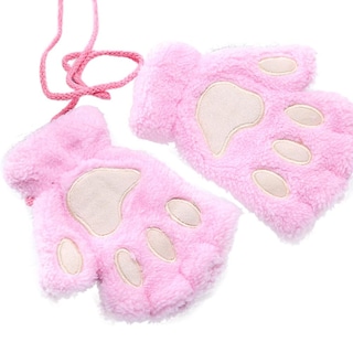 Foto 1 | Guantes Huoguo Plus De Terciopelo Para Mujer Engrosados Con Cierre De Medio Dedo - Venta Internacional.