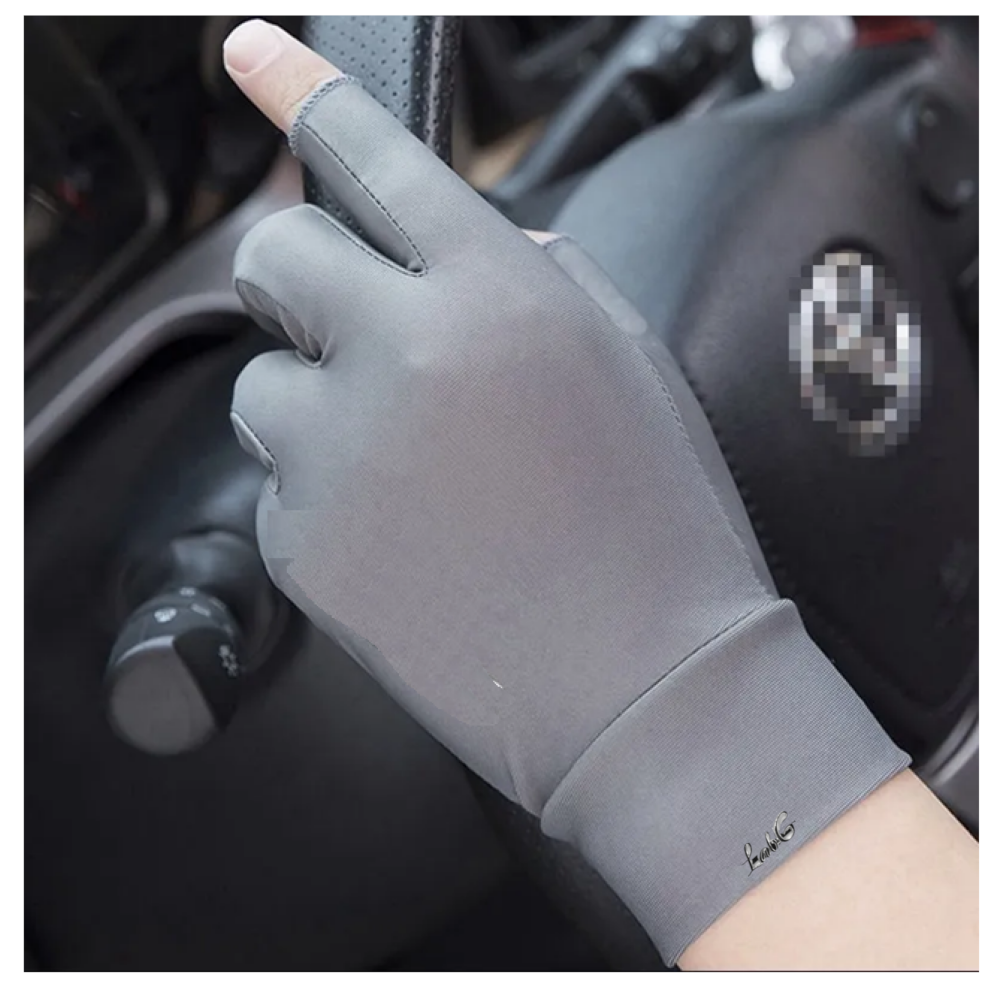 Foto 4 | Guantes De Protección Solar De Verano Lab.g  Antideslizantes Gris