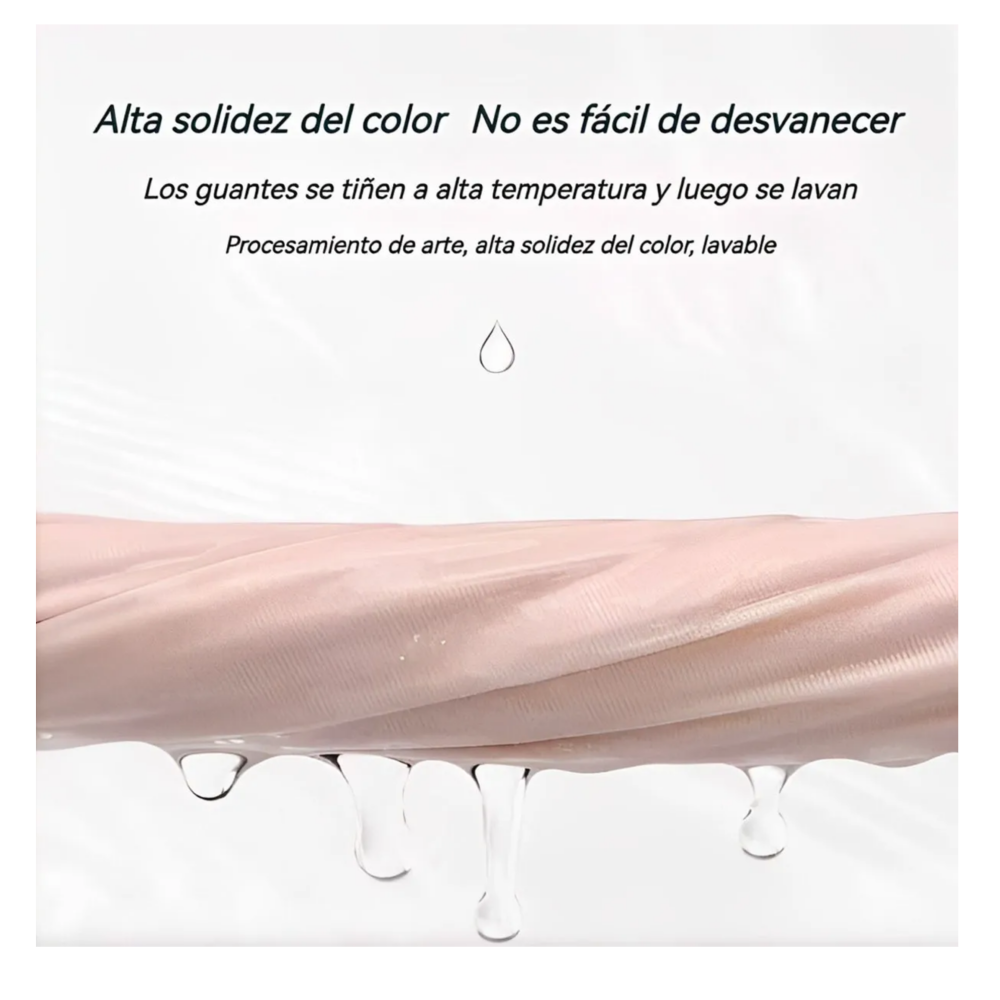 Foto 6 pulgar | Antideslizante  Protección Solar  Guantes De Pantalla Táctil Lab.g Negro Con Rosa