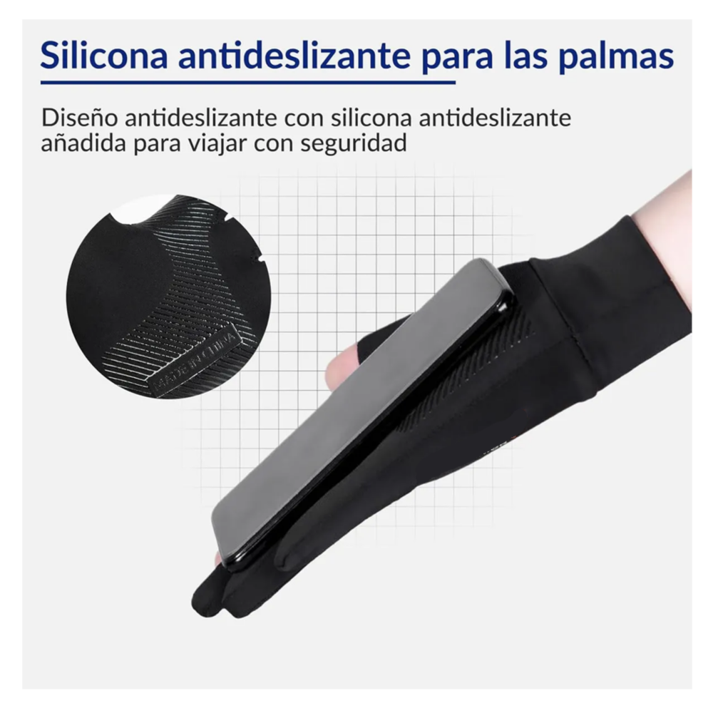 Foto 4 pulgar | Guantes De Protección Solar De Verano Belug  Antideslizantes Gris