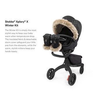 Foto 4 | Kit De Invierno Stokke Xplory X Onyx Black Para Cochecito De Bebé - Venta Internacional.