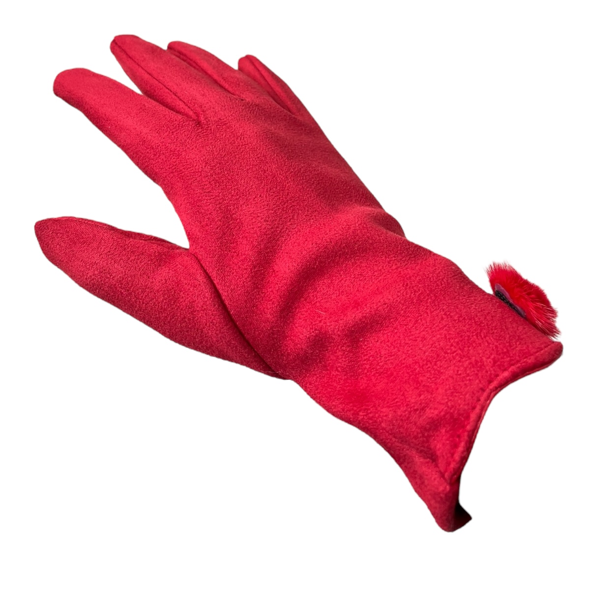 Foto 6 pulgar | Guantes Rojo Para Dama Mussi