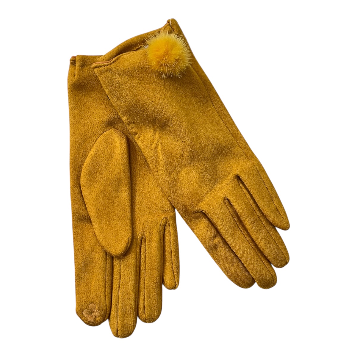 Foto 2 | Guantes Amarillo Para Dama Mussi