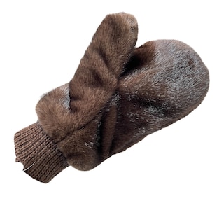 Foto 2 | Guantes Café Peluche Para Dama Mussi