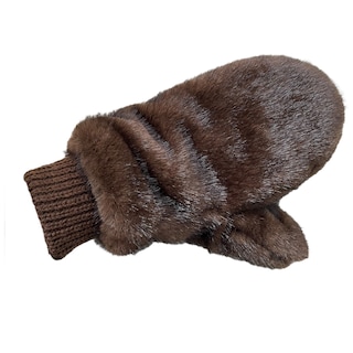 Foto 4 | Guantes Café Peluche Para Dama Mussi