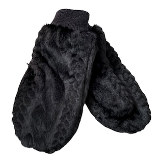 Foto 1 | Guantes Negro Peluche Para Dama Mussi