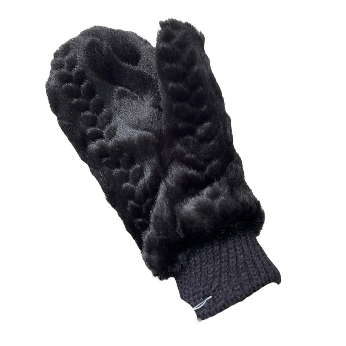 Foto 4 pulgar | Guantes Negro Peluche  Para Dama Mussi