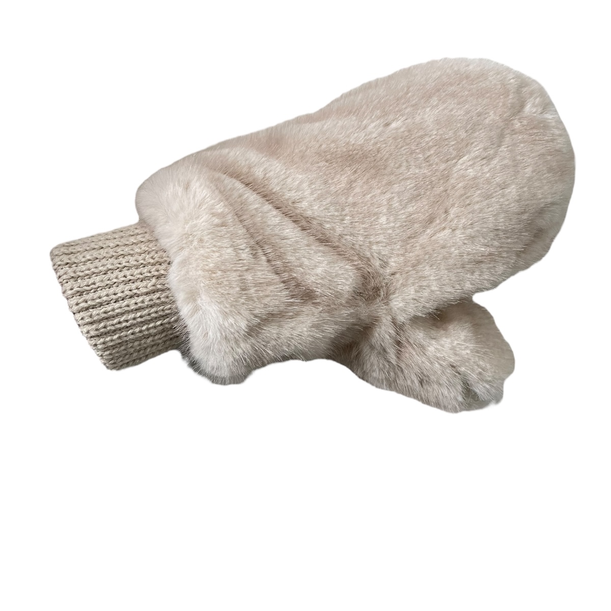 Foto 4 pulgar | Guantes Beige Peluche Para Dama Mussi