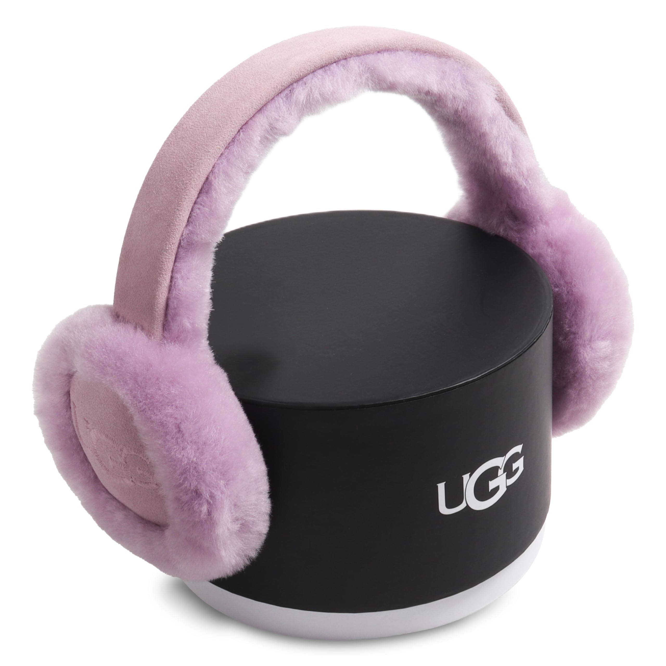 Foto 3 pulgar | Orejeras Ugg De Piel De Oveja Resistente Al Agua Para Mujer, Color Rosa Ceniciento - Venta Internacional.