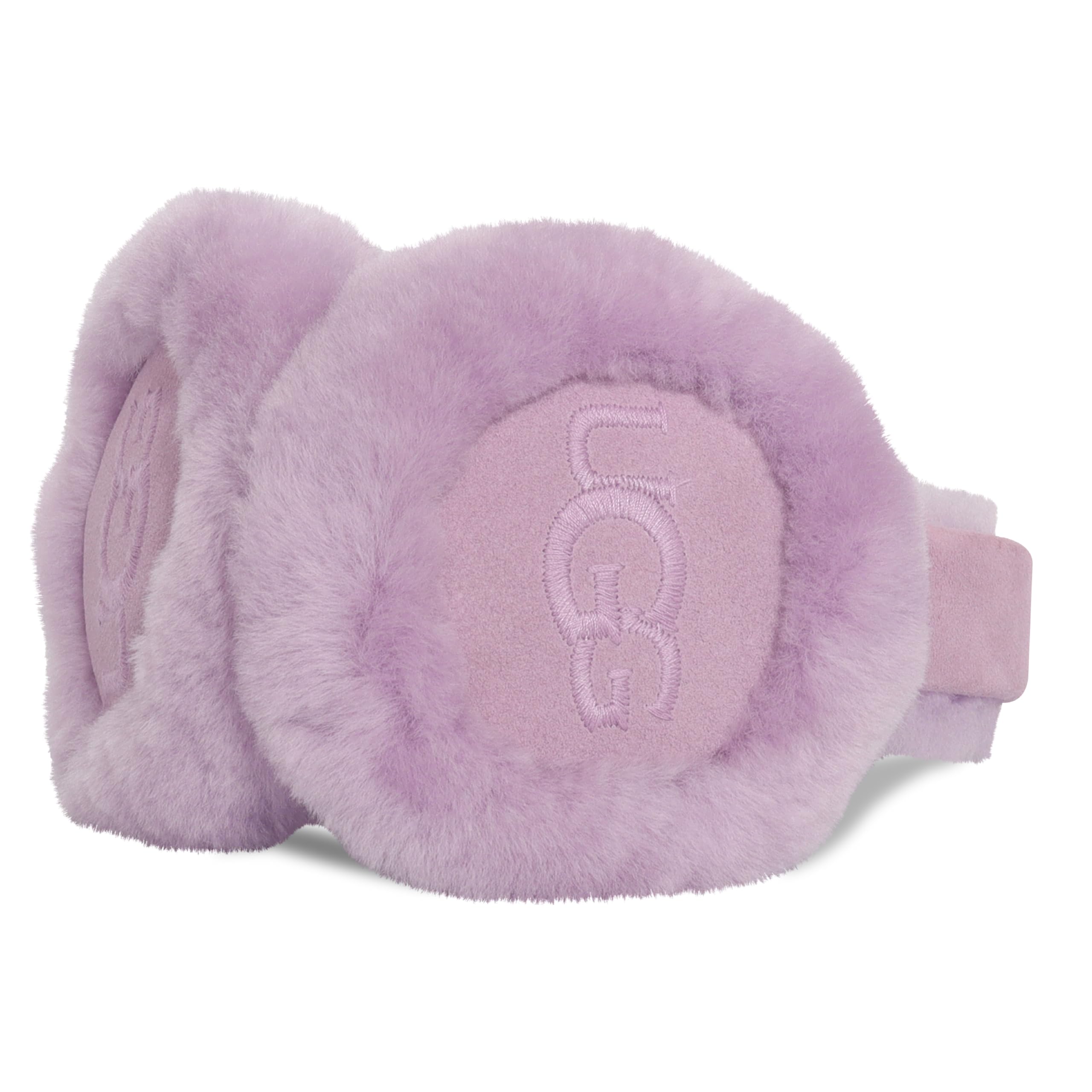 Foto 6 pulgar | Orejeras Ugg De Piel De Oveja Resistente Al Agua Para Mujer, Color Rosa Ceniciento - Venta Internacional.