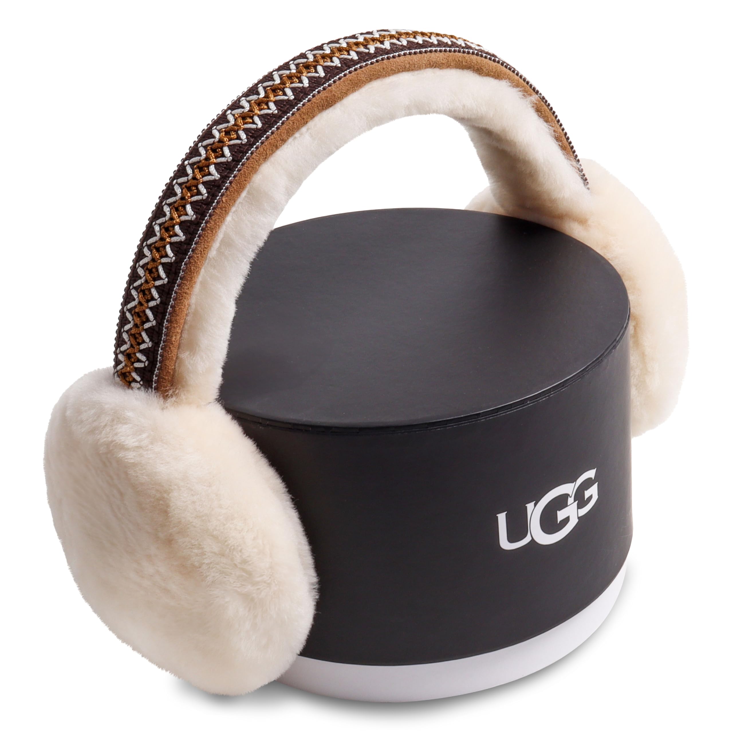 Foto 2 | Orejera Ugg Tasman De Piel De Oveja Para Mujer, Color Castaño - Venta Internacional.