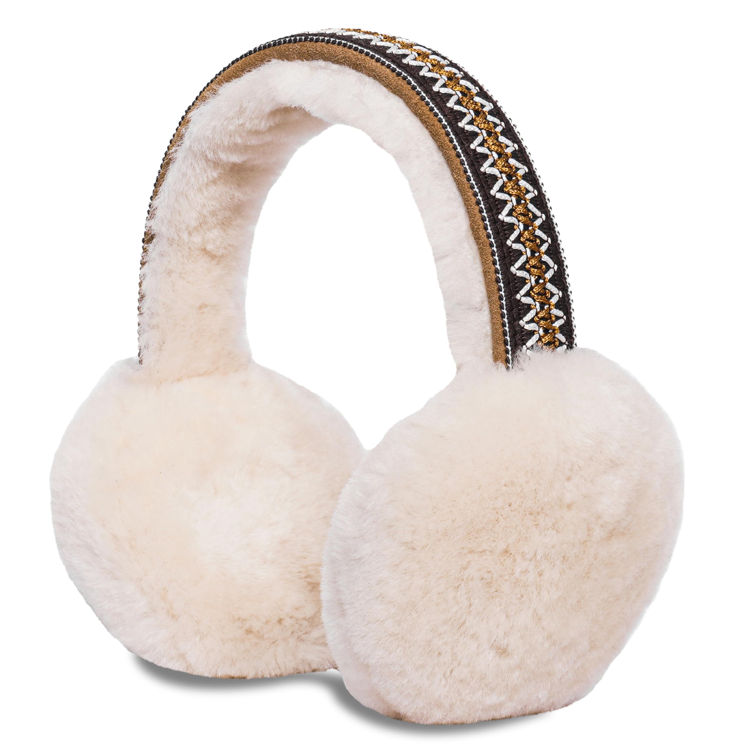 Foto 4 pulgar | Orejera Ugg Tasman De Piel De Oveja Para Mujer, Color Castaño - Venta Internacional.