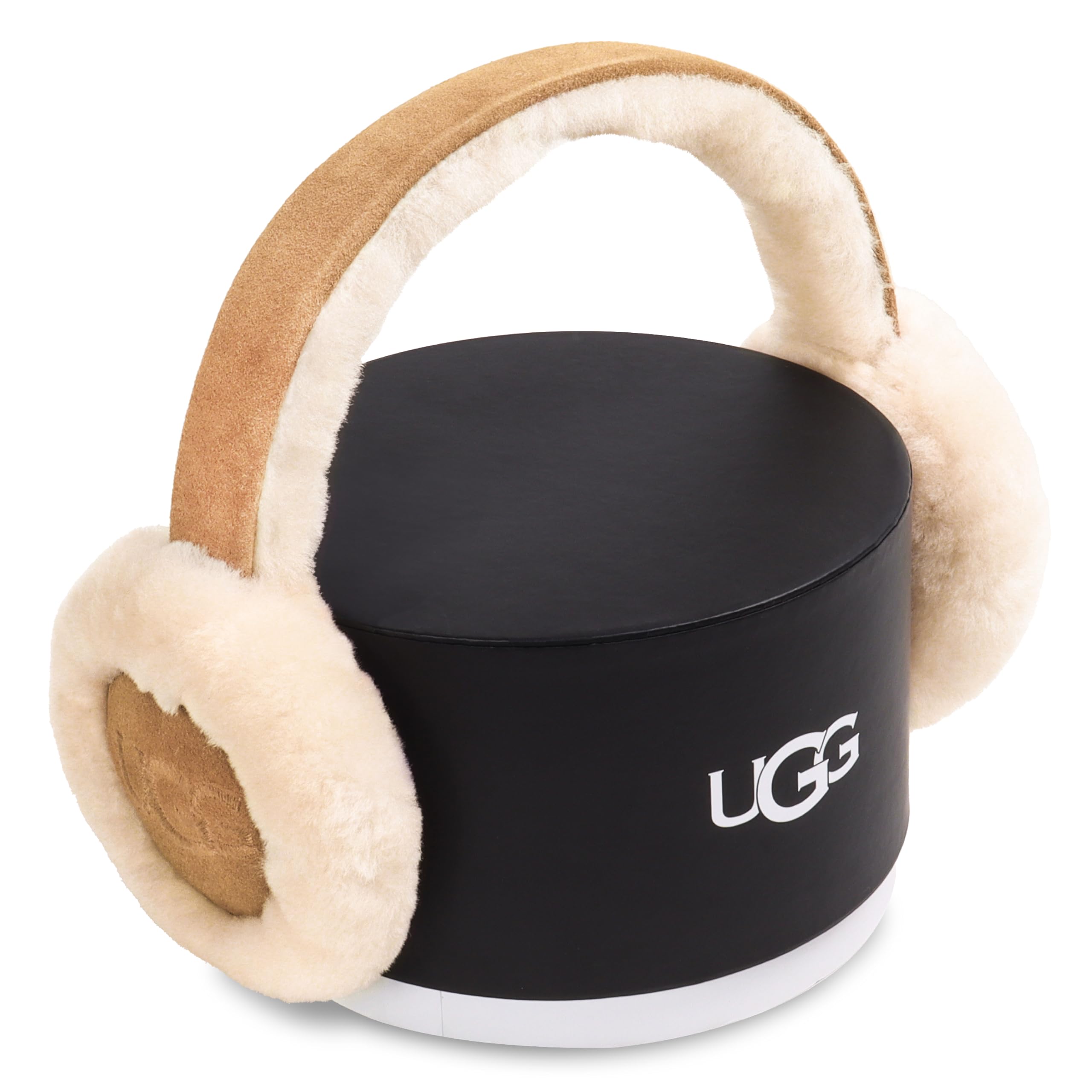 Foto 4 pulgar | Orejeras Ugg De Piel De Oveja Resistentes Al Agua, Color Castaño, Para Mujer - Venta Internacional.