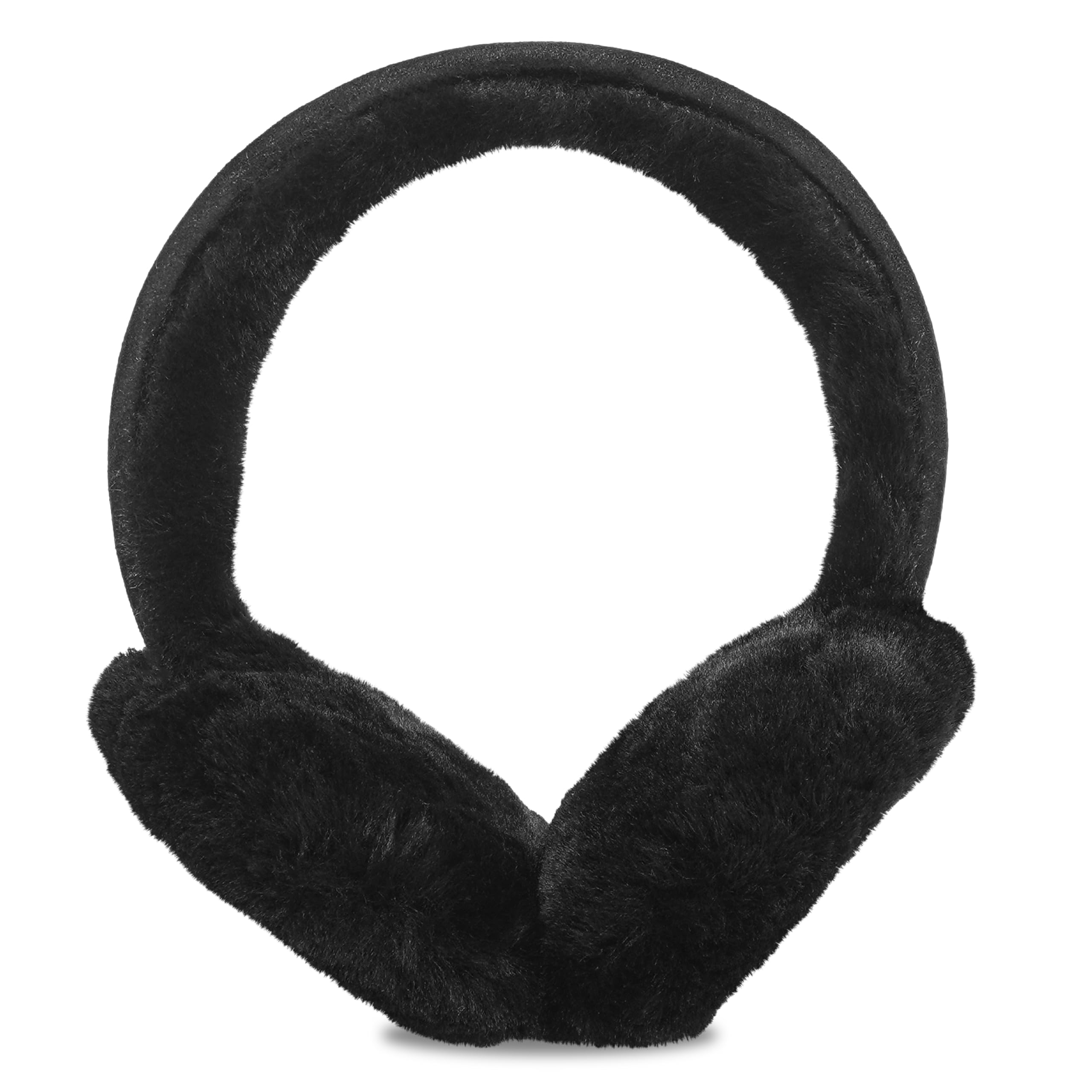 Foto 5 pulgar | Orejeras Ugg De Piel De Oveja Negra Resistentes Al Agua Para Mujer - Venta Internacional.
