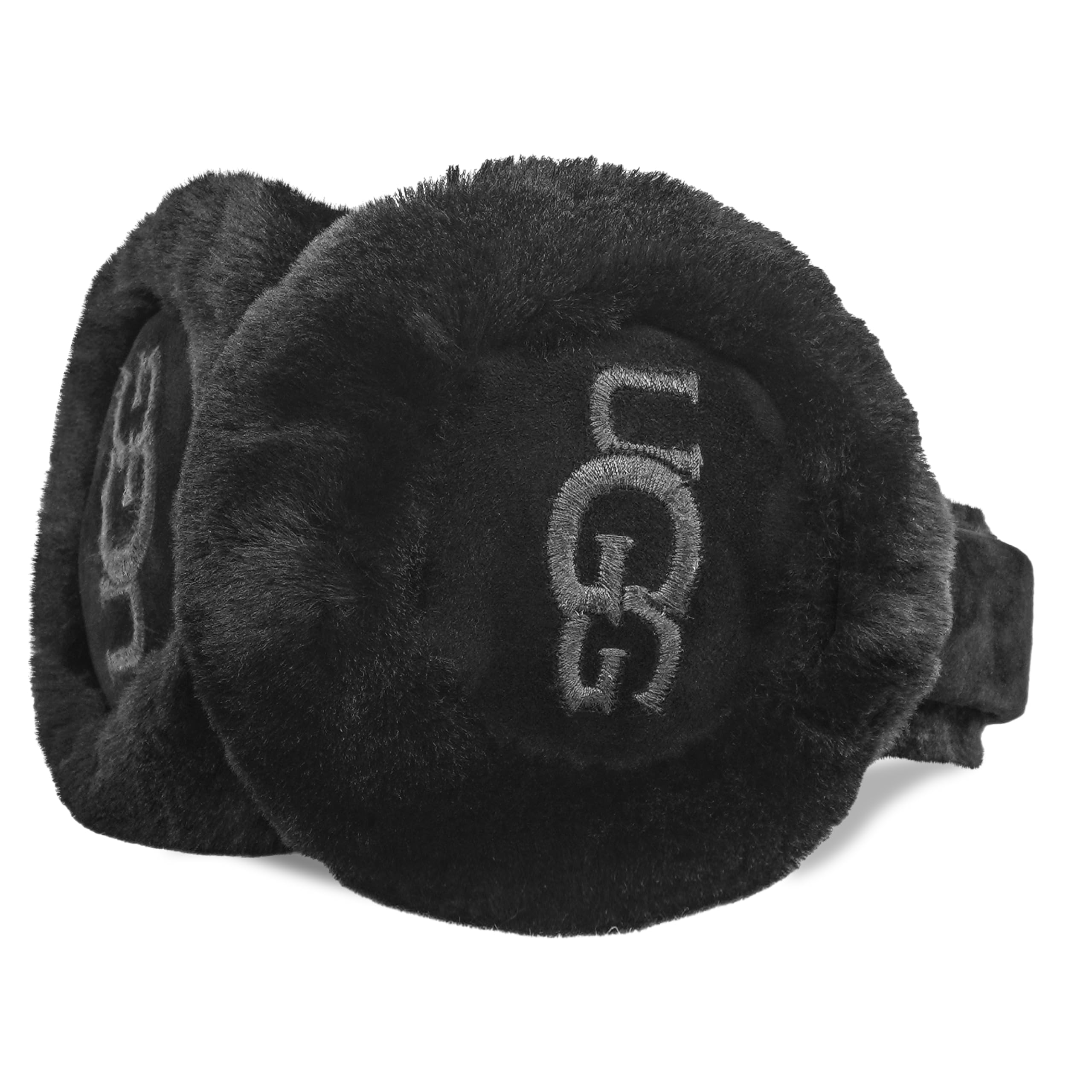 Foto 6 pulgar | Orejeras Ugg De Piel De Oveja Negra Resistentes Al Agua Para Mujer - Venta Internacional.