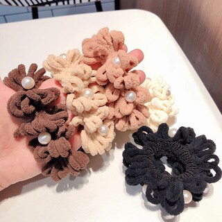Foto 1 | Corbatas Para El Pelo Huoguo Anchas Y Dulces Regalo Con Perlas Para Mujer - Venta Internacional.
