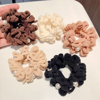 Foto 2 | Corbatas Para El Pelo Huoguo Anchas Y Dulces Regalo Con Perlas Para Mujer - Venta Internacional.
