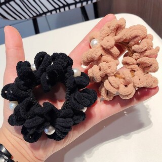Foto 3 | Corbatas Para El Pelo Huoguo Anchas Y Dulces Regalo Con Perlas Para Mujer - Venta Internacional.