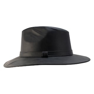 Foto 1 | Sombrero Unisex Negro Vinipiel Trenza Sintetico Indiana M Nueva Imagen