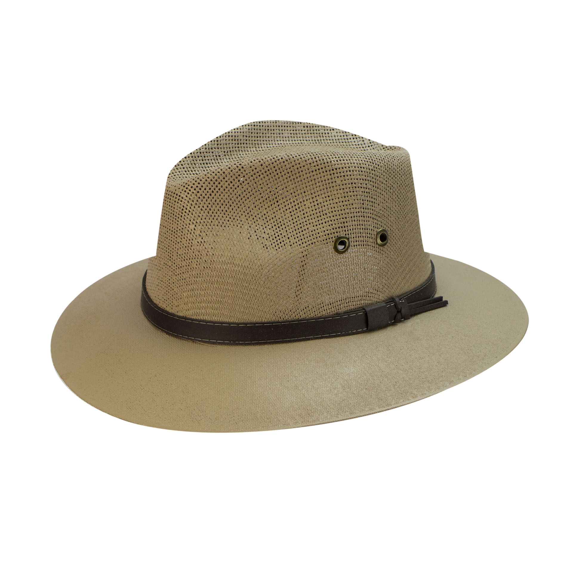 Sombrero Unisex Moka Cuadrille Liso Papel Arroz Indiana L Nueva Imagen