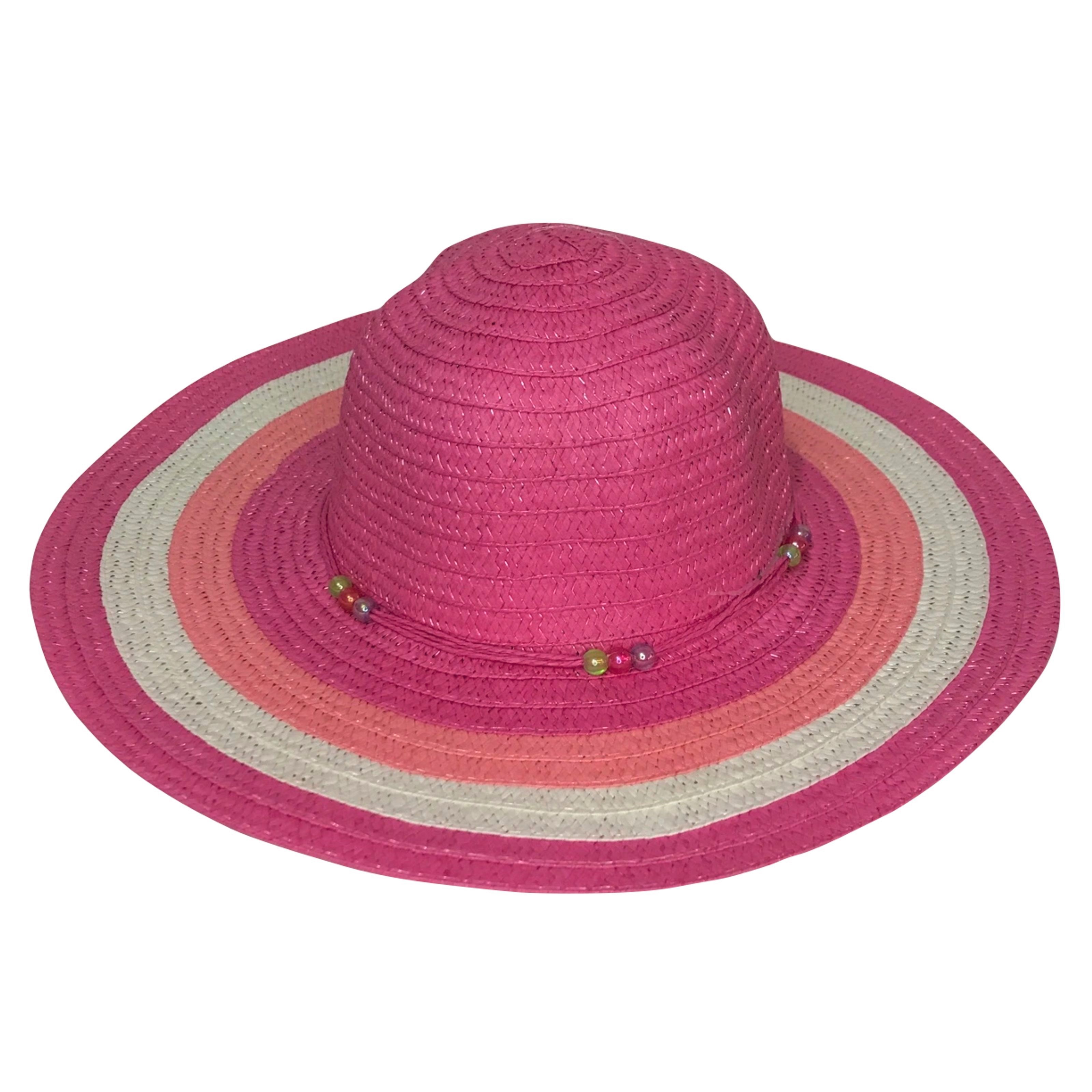 Foto 3 pulgar | Sombrero Playero paraMujer Fh1095 color Rosa