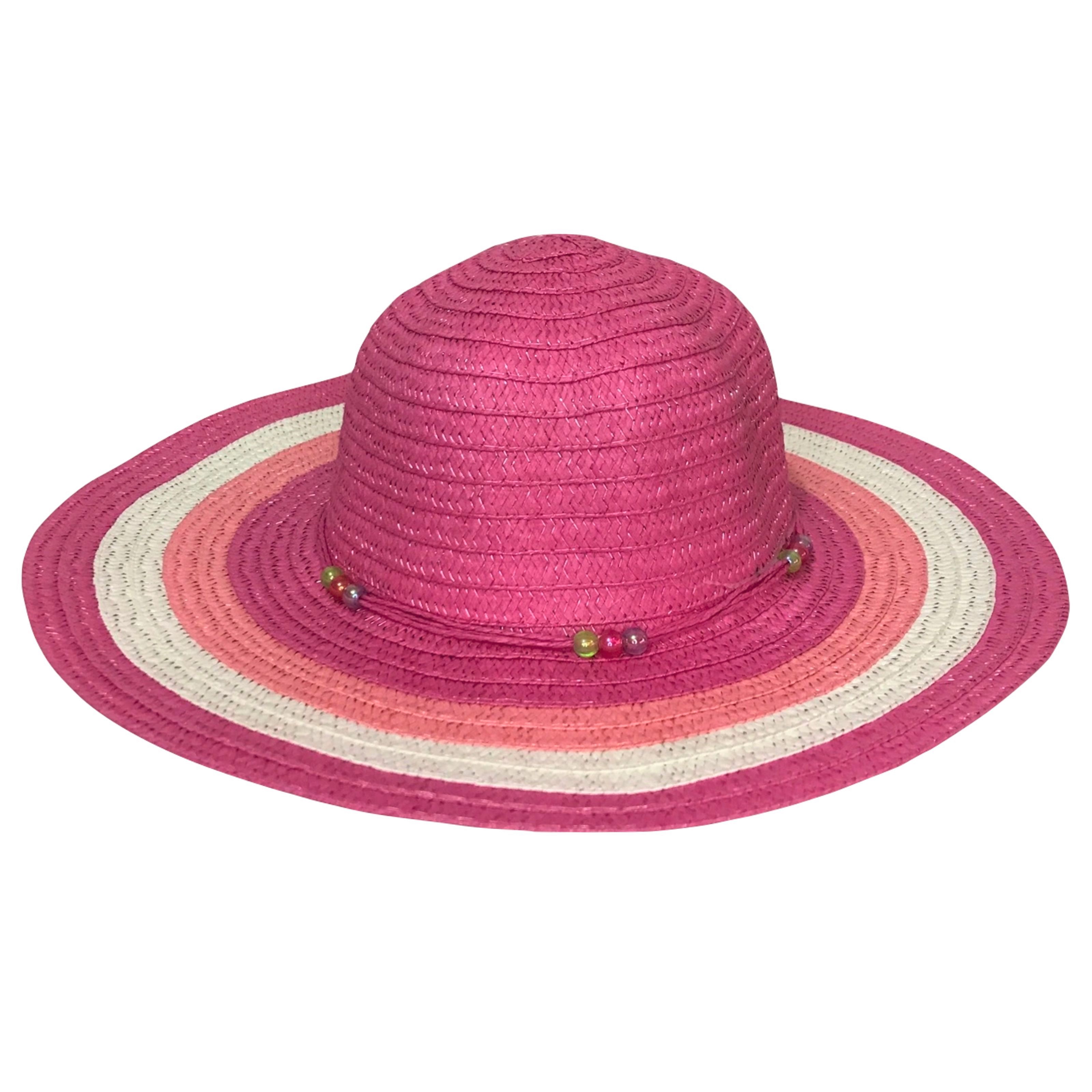 Foto 4 pulgar | Sombrero Playero paraMujer Fh1095 color Rosa