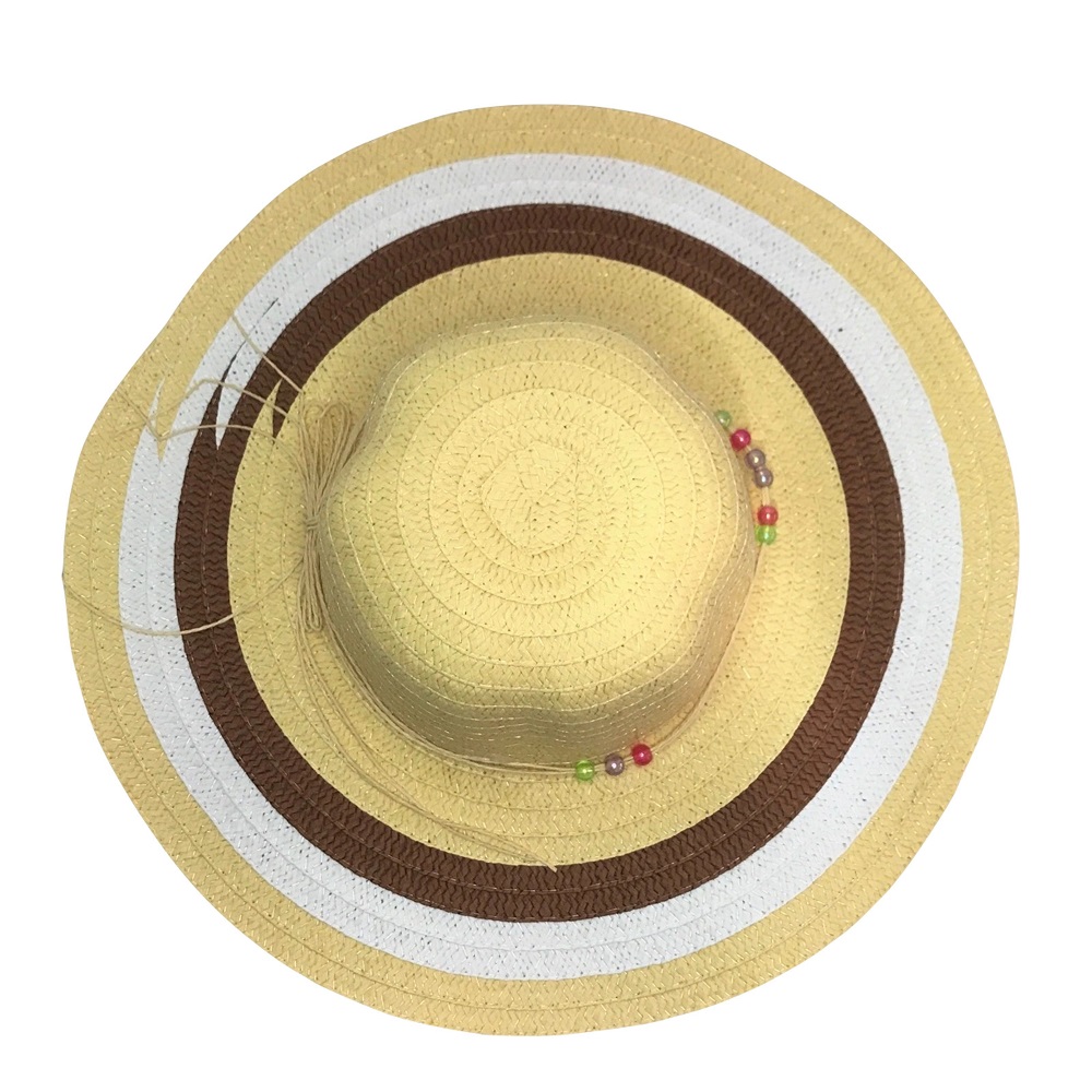 Foto 2 pulgar | Sombrero Playero para Mujer Fh1095 Amarillo