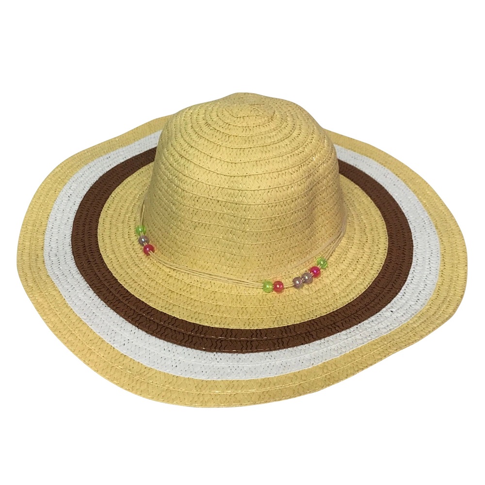 Foto 3 pulgar | Sombrero Playero para Mujer Fh1095 Amarillo