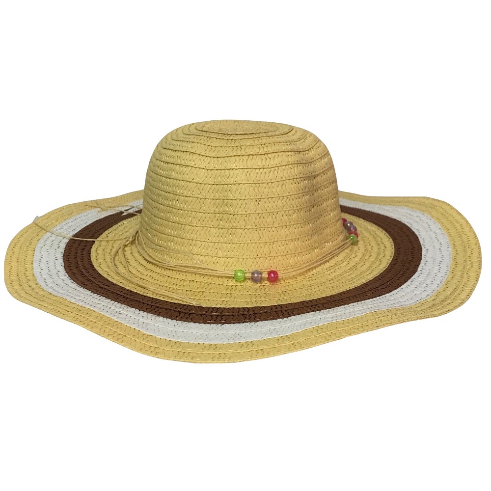 Foto 3 | Sombrero Playero para Mujer Fh1095 Amarillo