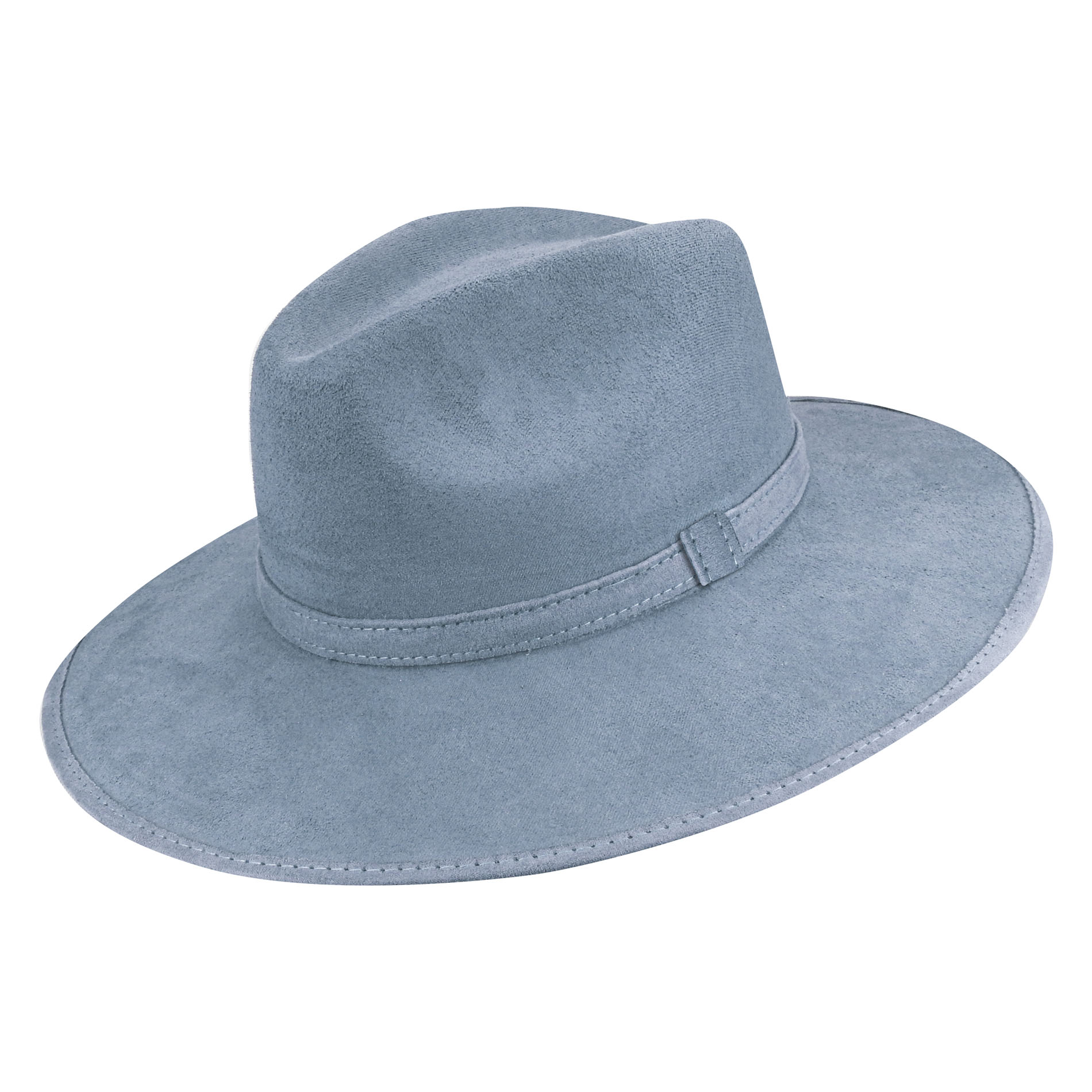 Foto 2 pulgar | Sombrero Unisex Azul Mezclilla Gamuzina Gamuza Sintetica Indiana M Nueva Imagen
