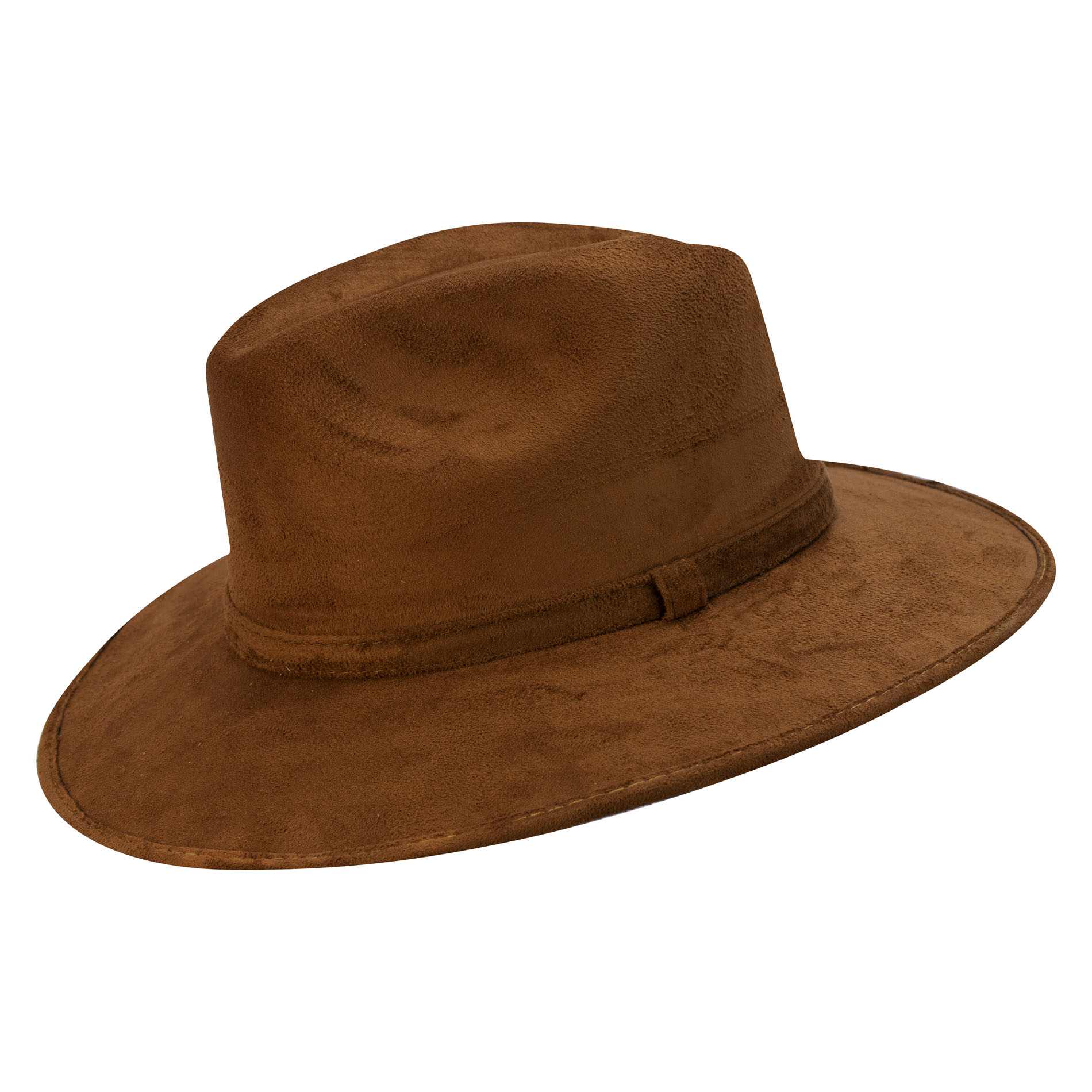 Foto 1 | Sombrero Unisex Camel Gamuzina Gamuza Indiana ''s'' Nueva Imagen