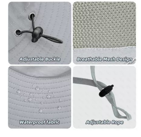 Foto 3 | Sombrero Protector contra el Sol Wünd Gris Claro