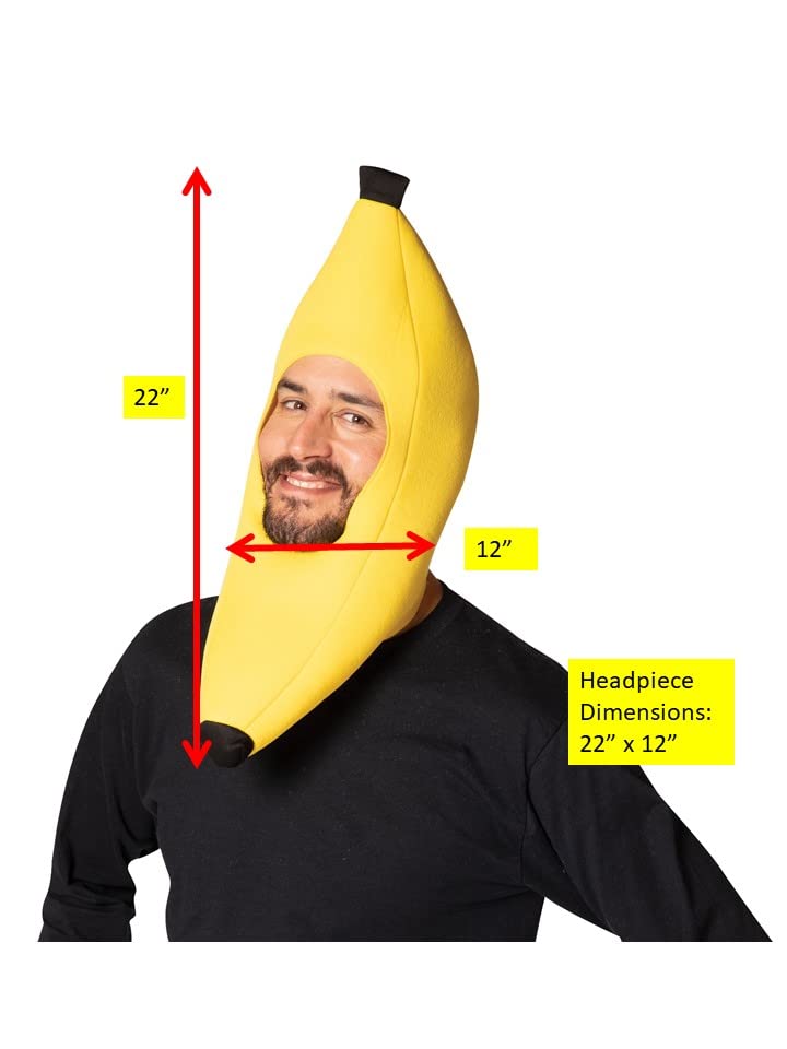 Foto 5 pulgar | Accesorio De Disfraz Con Forma De Banana, Diseño De Banana, Rasta Imposta, Plátano, Adulto - Venta Internacional.