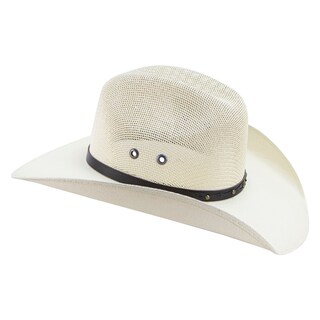Foto 1 | Sombrero Unisex Hueso Cuadrille Liso Papel Arroz Chihuahua ''m'' Nueva Imagen