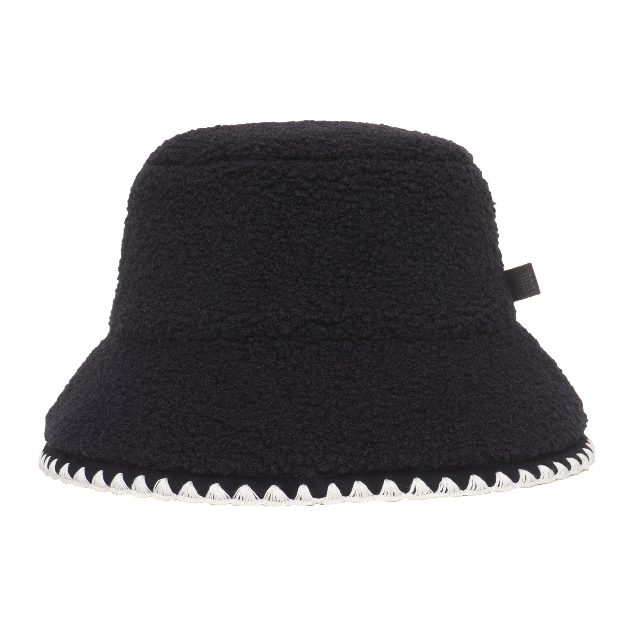 Foto 2 pulgar | Gorro De Invierno Ugg Uggfluff Festoneado Para Mujer Negro S-m - Venta Internacional.