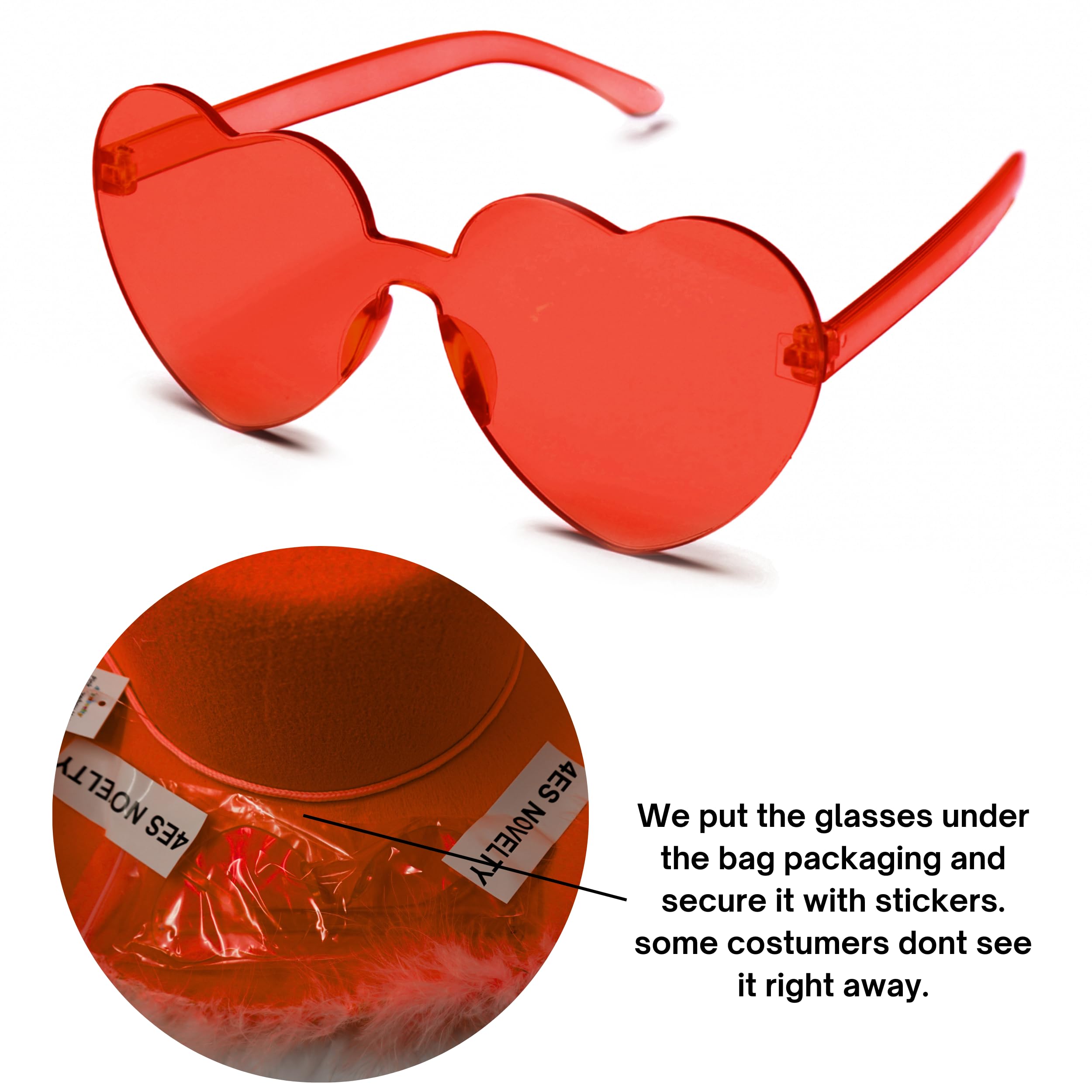 Foto 6 pulgar | Accesory Set 4e's Novelty, Sombrero De Vaquero Rojo Con Plumas Y Gafas De Sol - Venta Internacional.