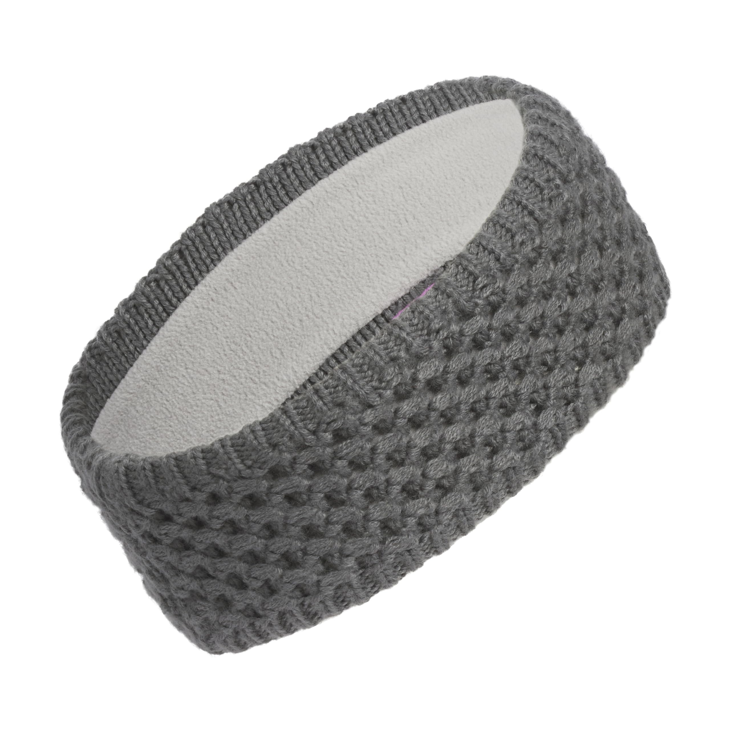 Foto 3 pulgar | Diadema de Punto Adidas Gris Ónix con Forro Polar- Venta Internacional